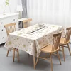 Winter flakes holiday Christmas printed table cloth tablecloth picnic table cover