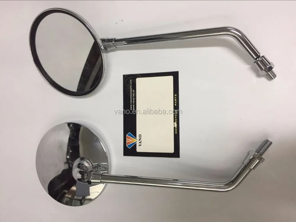 Silver Stainless Simson MZ Motorcycle Side Mirror