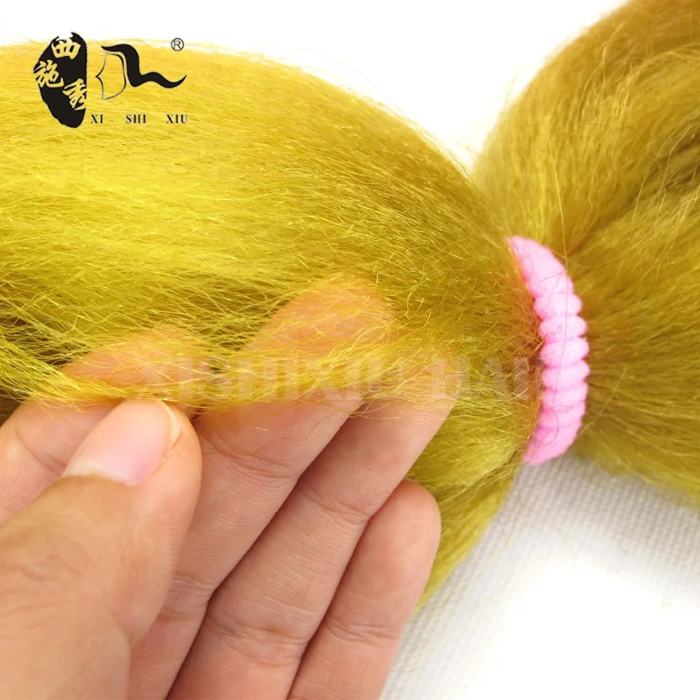 Xihixiu Hair Colored Synthetic Braiding Hot Pink Synthetic Braid