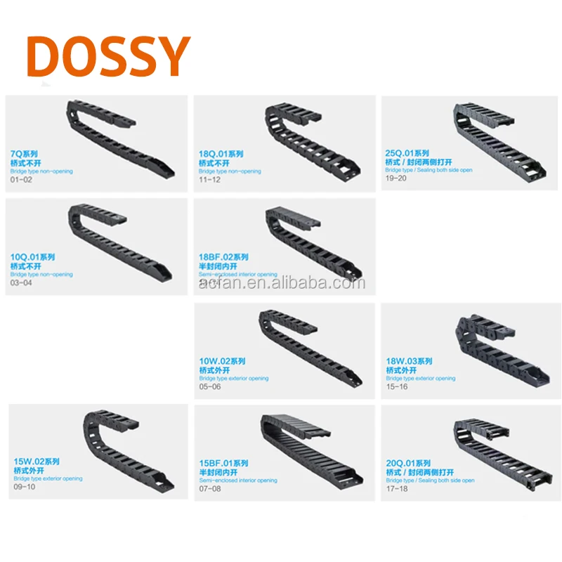 D3057 Cable Drag Chain 0.7 Meter Low Noise Series Low Temperature Resistance ‑25℃ for Engraving Machine for Professional Cable Protection D3057 Cable Drag Chain 0.7 Meter Low Noise Series Low Temperature Resistance ‑25℃ for Engraving Machine for Professional Cable Protection