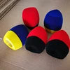 Custom PU sponge windproof microphone foam for outdoor TV interview