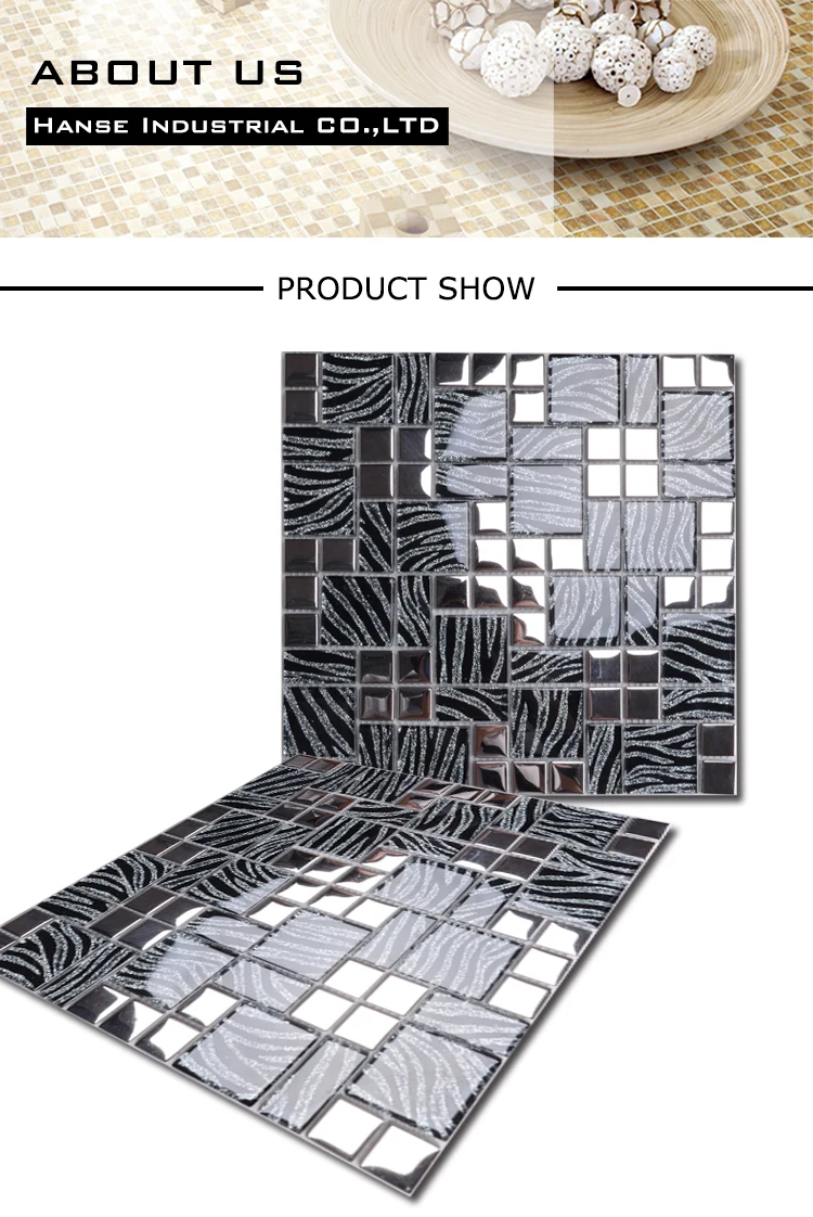 decorative wall glass antique wall ttile mosaic mirror