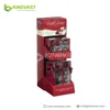 Two layer display showcase for hair extension care products