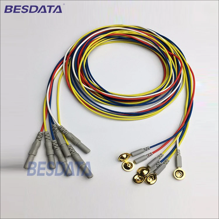 E02010001 Brainwave Recording Eeg Sensor Gold Plated Cup Eeg Electrodes