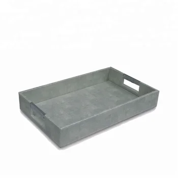 grey wooden serving tray