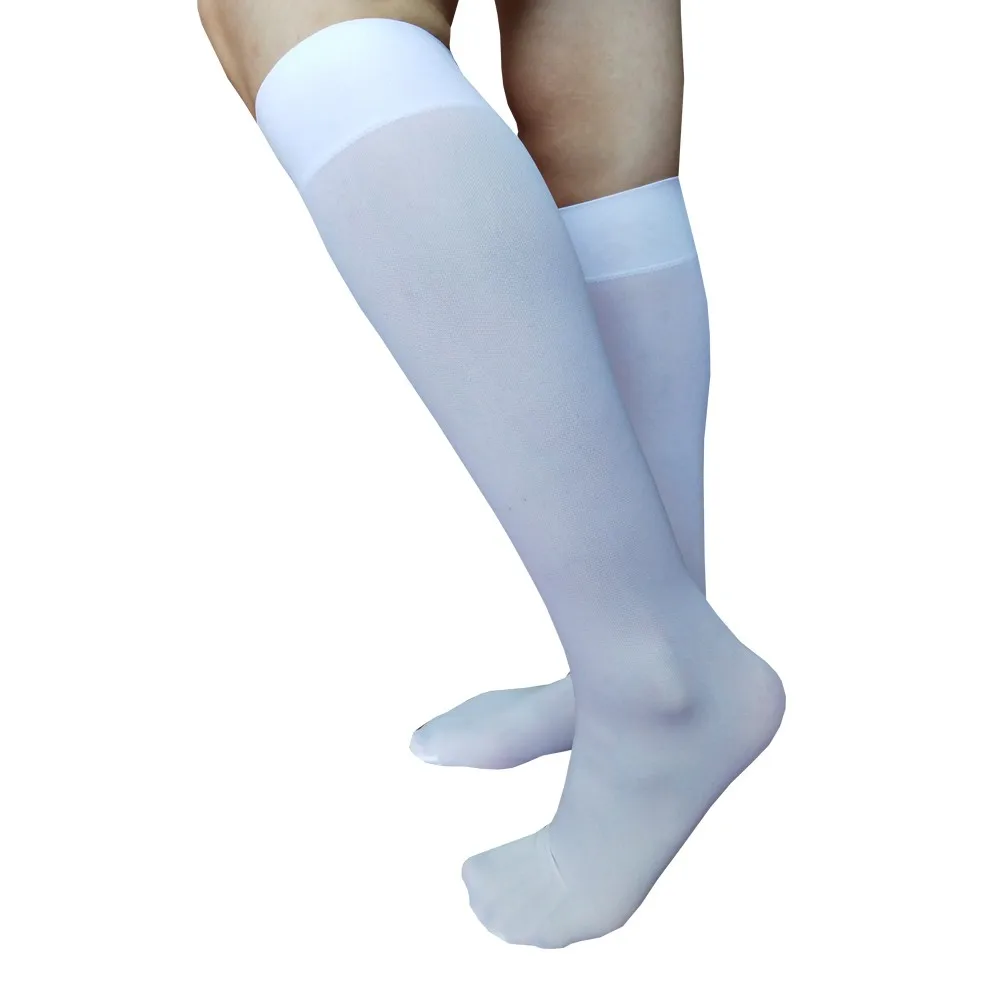 Wholesale Nylon Blank Tube White Socks Custom Print White Socks ...
