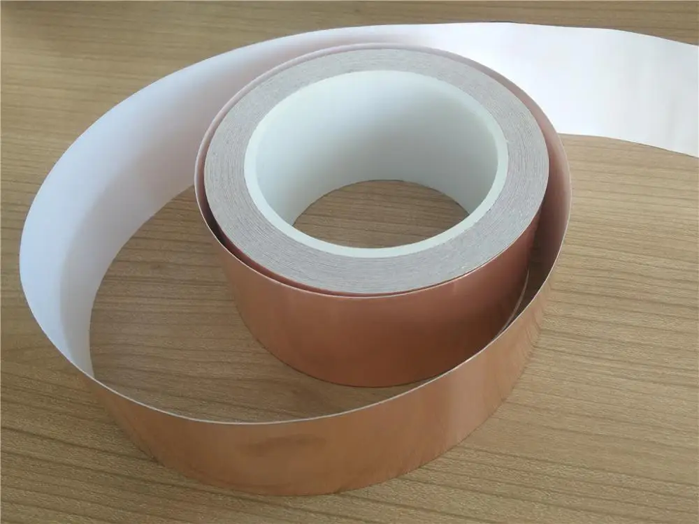 Multifunction 60mm Super Flat Copper Tape Electrical Cable Foil