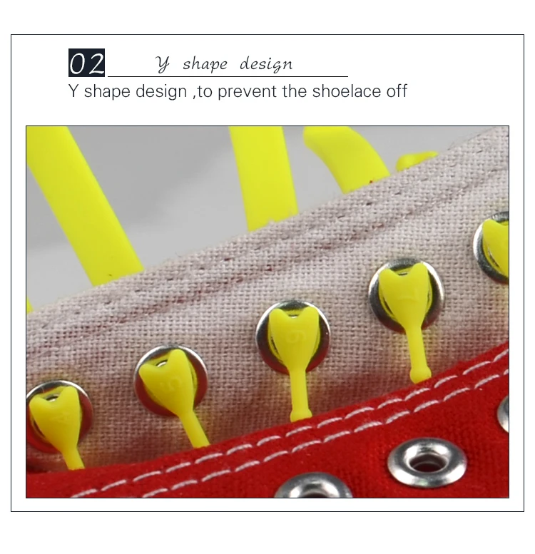 China Factory Elastic Shoelaces Oem Silicone Shoelaces Silicone No Tie