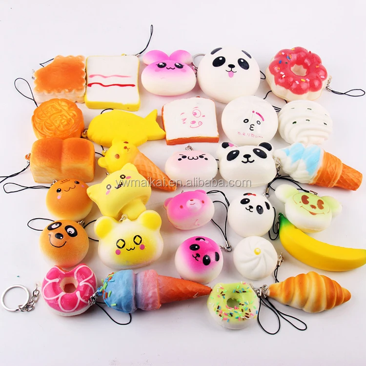 High Quality Stress Release Squishy Kawaii 20pcs/set Pu Soft Squishy ...