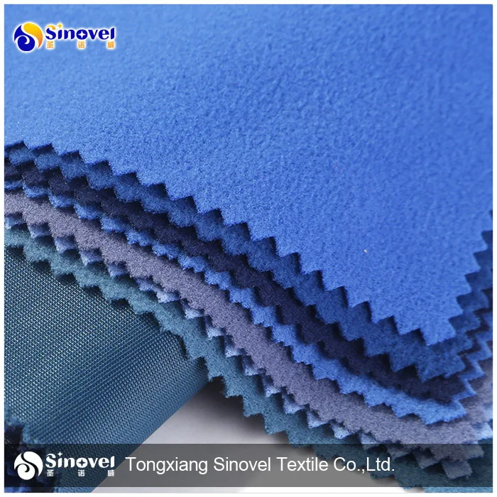 100% Polyester Warp Knitted Tricot Brush Fabric Super Poly Triacetate ...