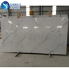 Dazzling white quartz dining table