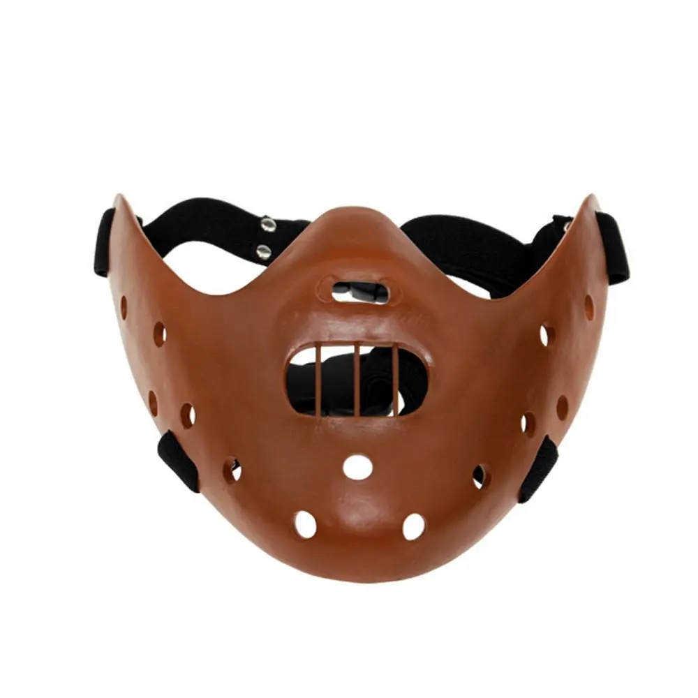 LUCKSTAR(TM) Resin Halloween Terror Hannibal Face Mask Cospaly Masquerade Prop Children Gift for Cospaly Costume Party Theater Prop Themed Bar Decoration (Coffee)