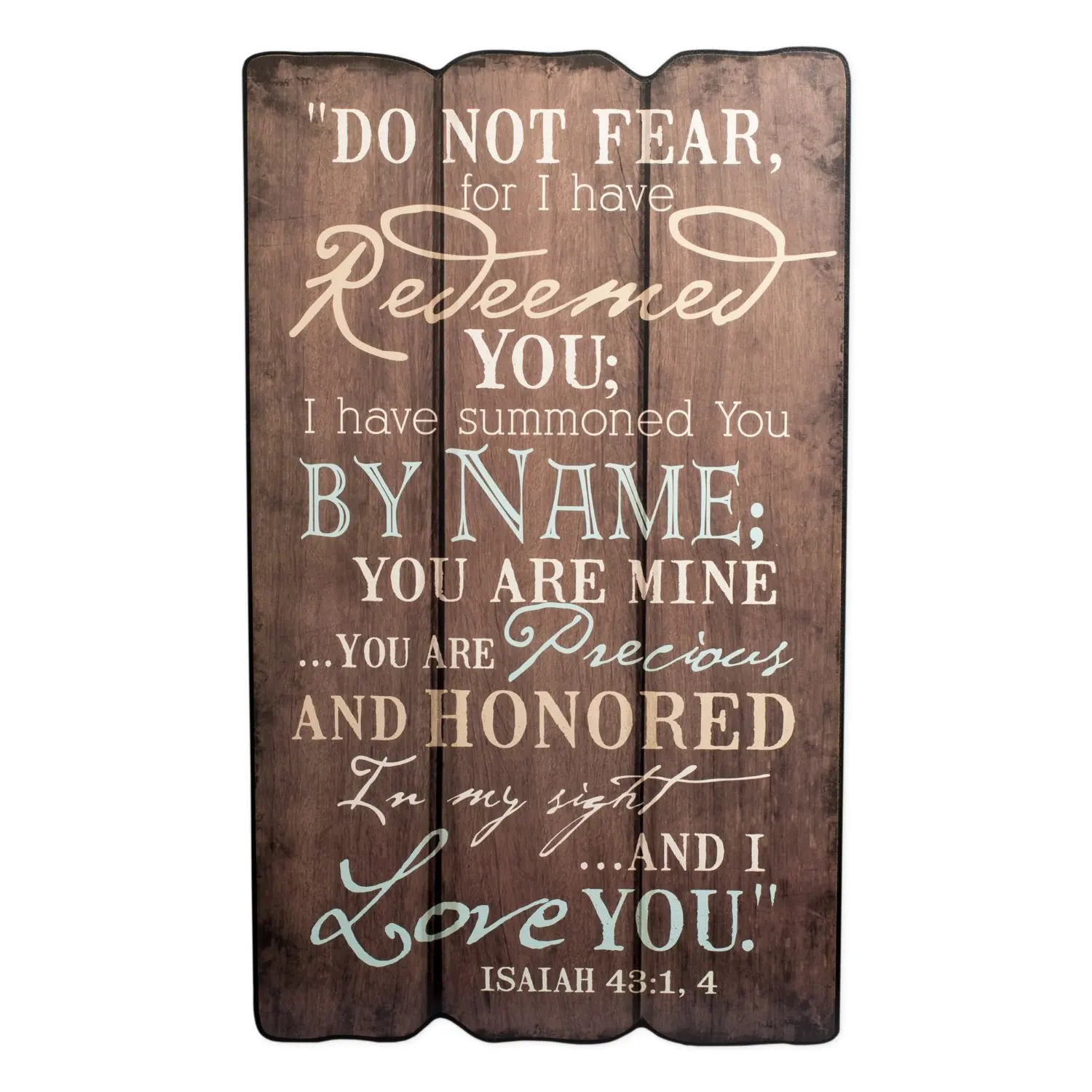 be not afraid for i have redeemed you