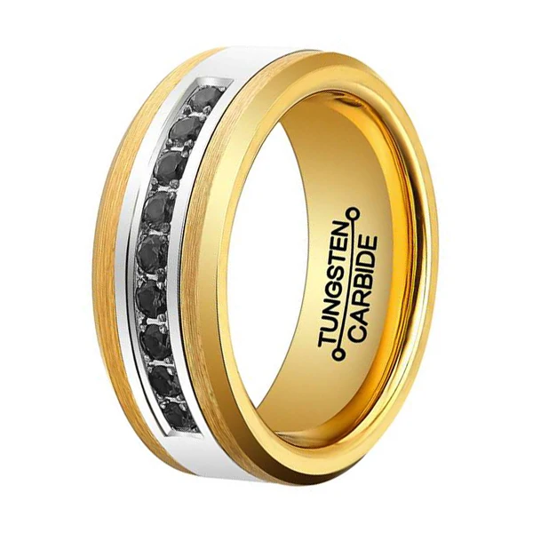 Men /& Ladies 8MM//6MM Brushed Center Shiny Edge Cobalt Chrome Wedding Band Ring Set Available Sizes 6-12 Including Half Sizes