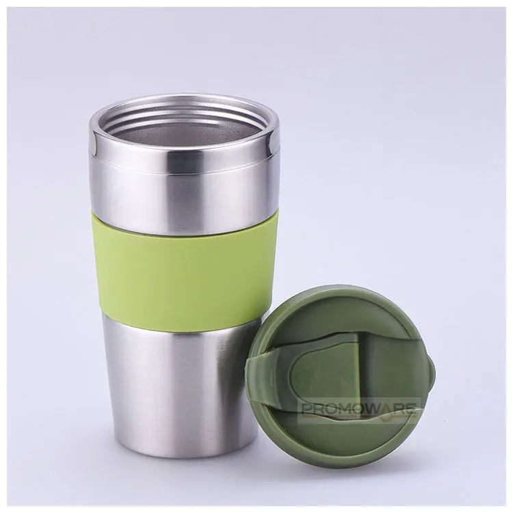 Promotional Leak Proof Coffee Mug Travel Stainless Steel Double Wall