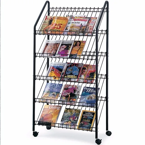 Floor Standing Kitchen Rack Metal Food Display Shelf Supermarket