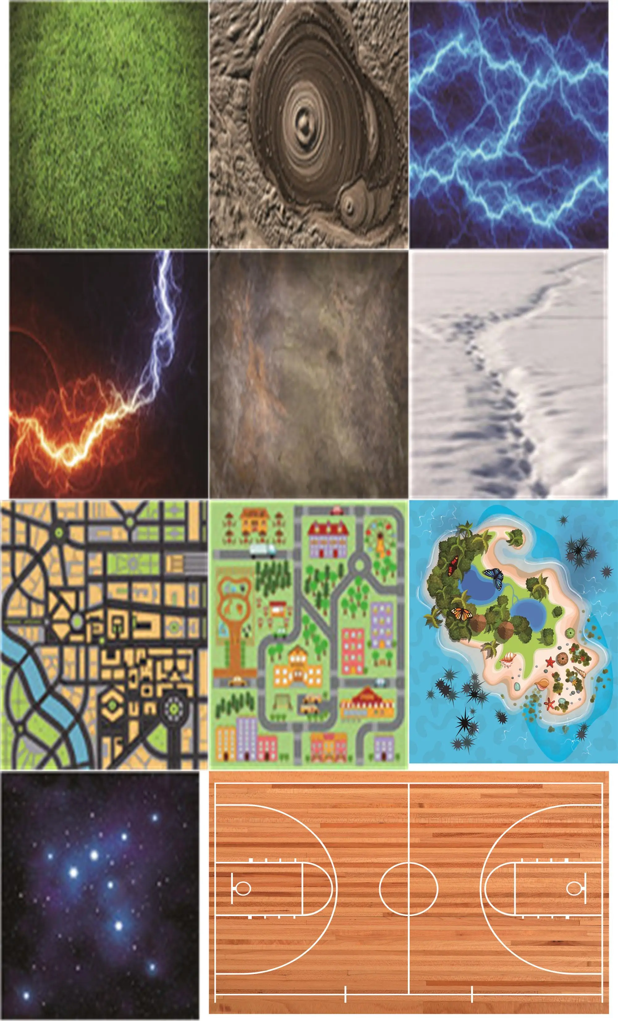 Printed Neoprene War Battle Mat,Custom Designed Game Mats,Large Size