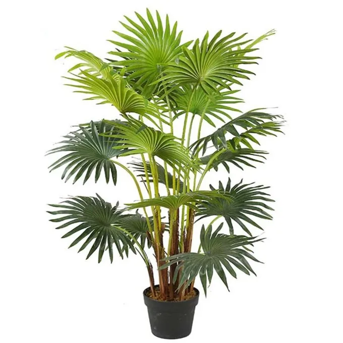 Artificial Silk Palm Tree In Pot Indoor Outdoor Garden Decorative 150