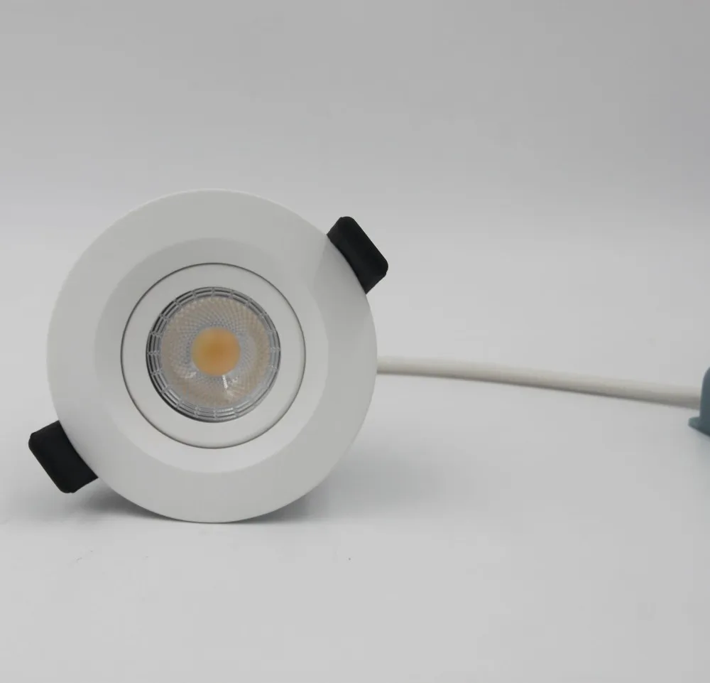Tilt Dimmable Led Downlight Australia High Power Effect Ip44 6w 360 Cob