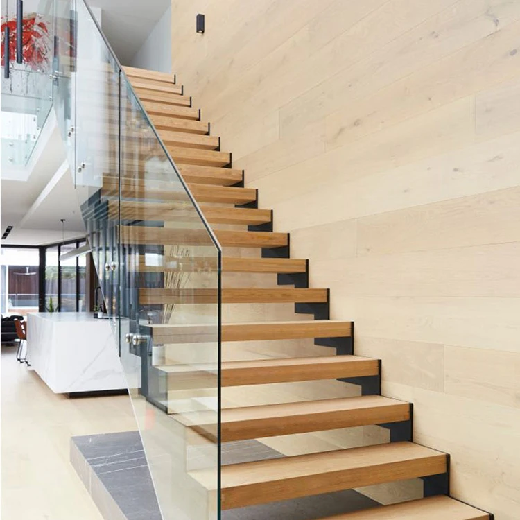 Indoor Frameless Glass Railing - Super Comfortable Stairs