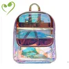 Customize Backpack Glitter for Girls Ladies Hologram Waterproof Backpack PVC