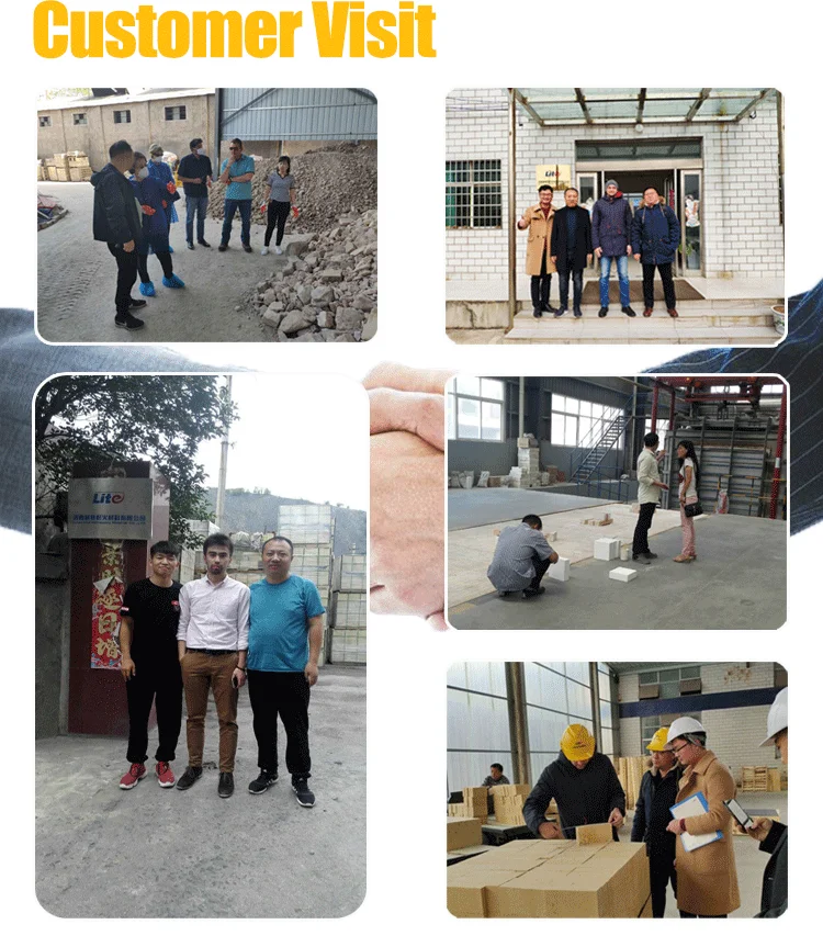 High temperature weight clay fire bricks used for incinerator