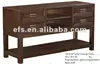 colorful antique wood sofa console table (EFS-192307)