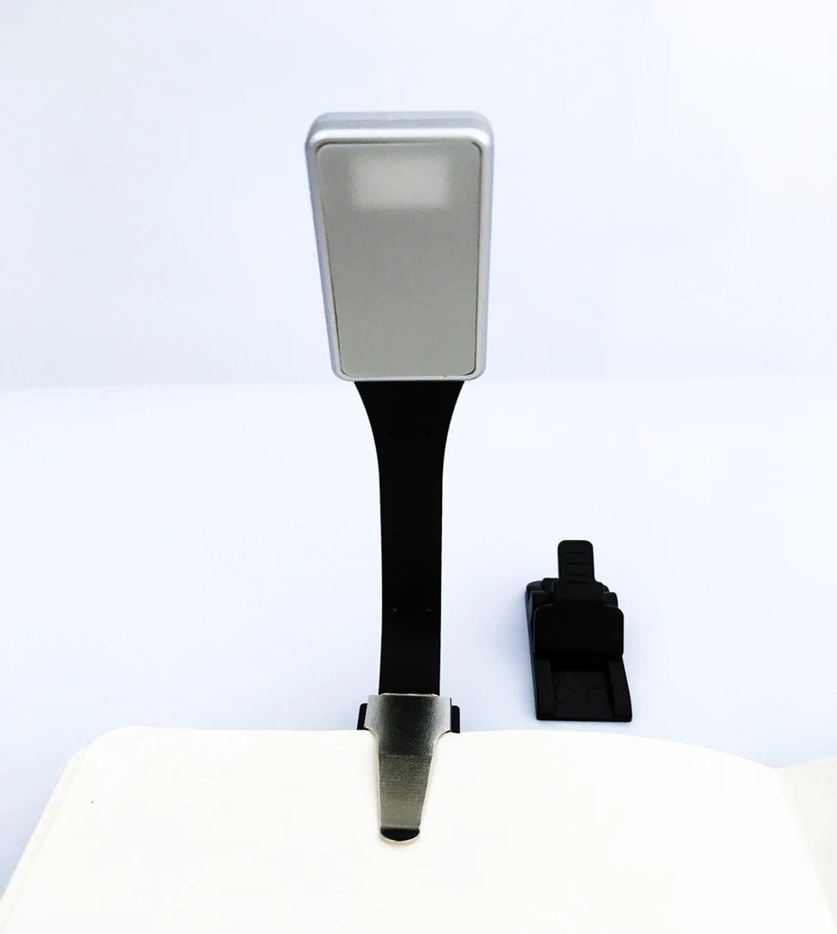 USB Rechargeable Book Light Flexible Clip Led Reading Light For Bookmark,Kindle