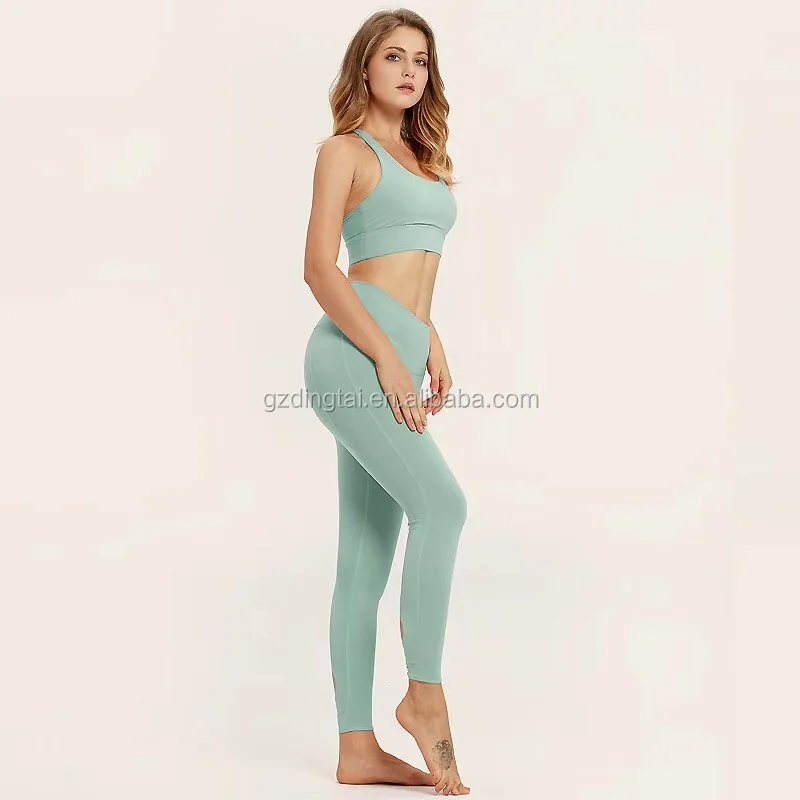Yoga Pants Women Fitness Ladies Fashion Gym Clothing Set Girls