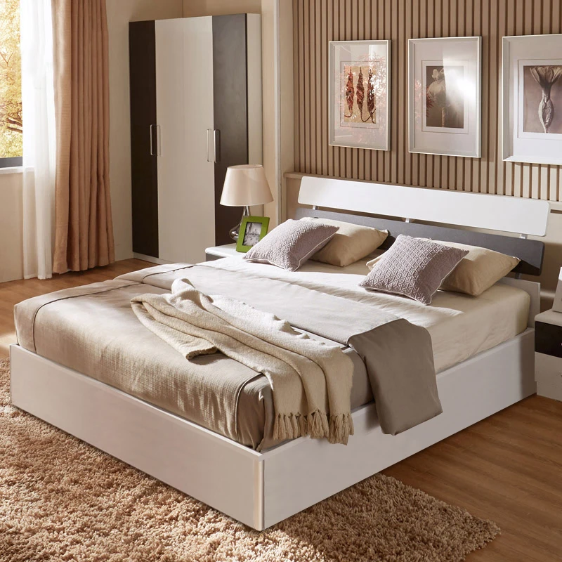 Foshan Factory Royal Bedroom Furniture Set for Prefab House Decor