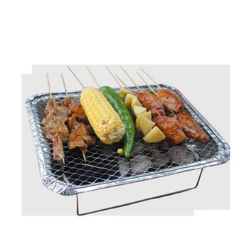 Popular Portable One Time Use Grill Disposable Aluminium Foil Bbq Grill