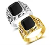 Hot Islam Arabic Totem Allah Rings Muslim Religion Jewelry Turkish Men Engagement Authentic Islamic Rings