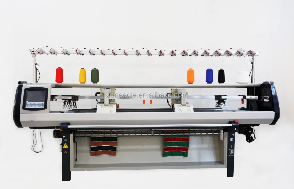 computerized flat knitting machine with high economic efficiency