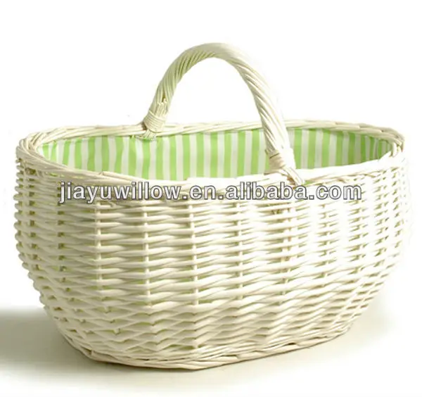 Small White Wicker Gift Baskets With Handle Buy Wicker Basket,Small