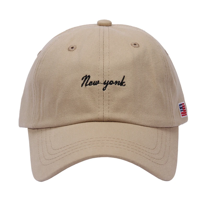 Brown Plain Pigment Dyed Unstructured Dad Hat Trucker Buckle Baseball Cap