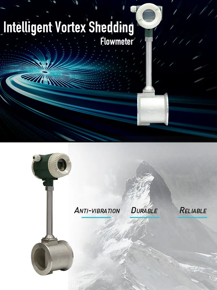 316 Stainless Steel Vortex Flowmeter Remote Type With Totalizer Buy 316 Vortex Flowmeter