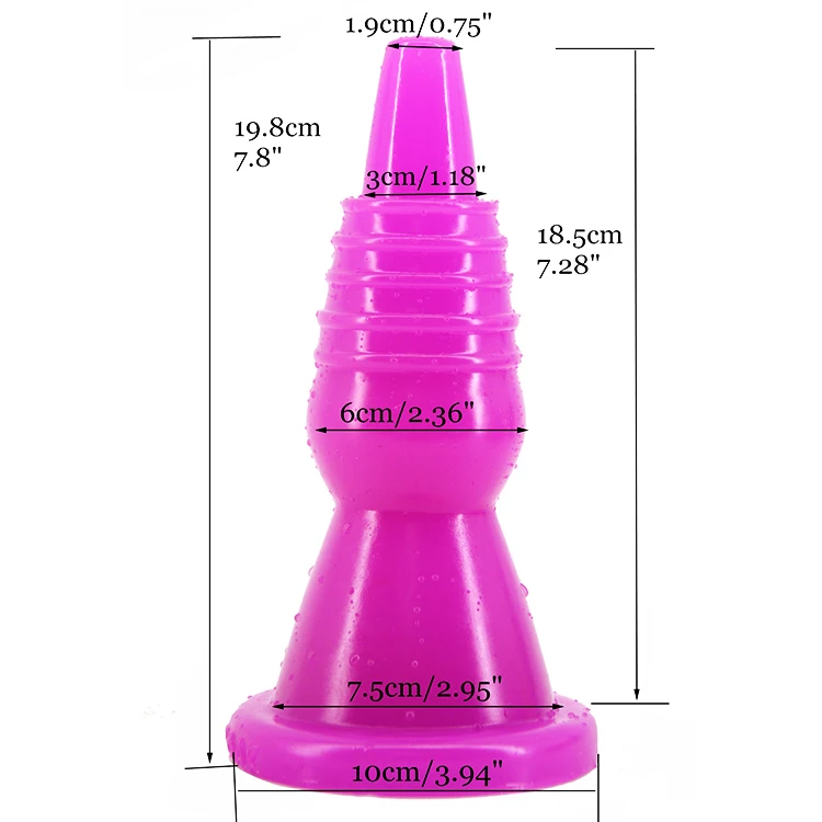 Faak Brand Sex Shop New Fetish Toy Butt Plug Spiral Dildo Stimulator Women Men Sex Toy Adult 0005