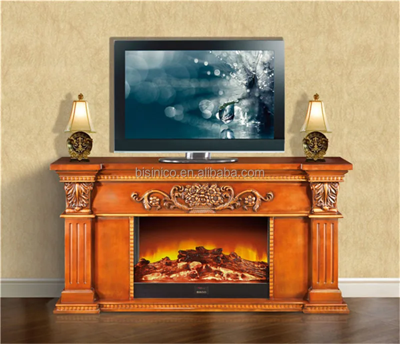 Antique Style Huge Frame Surround Tv Stand Fireplace Mantel Living Room Stove Heater With Remote Control Buy Victorian Electric Fireplace Faux Wood