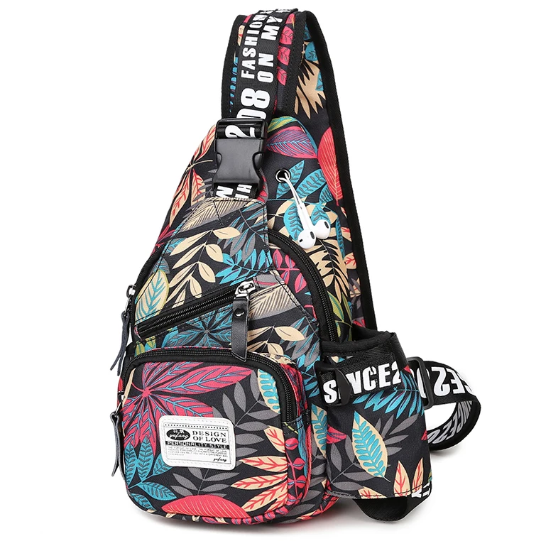 Korean Cheap Trendy Travel Sport Crossbody Shoulder Sling Backpack Bag