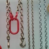 High-test utility chain (g43) golden galvanized with clevis grab hooks on both ends
