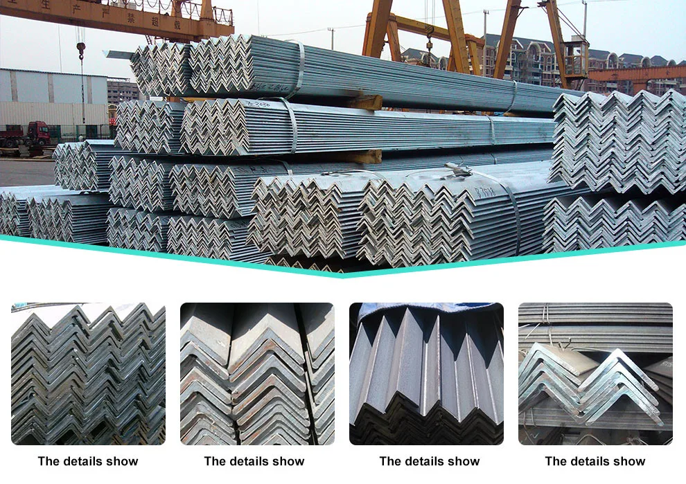 China Supplier Large Stock Hot Dip Galvanized 50x50x5 Angle Steel Bar ...