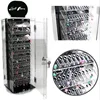 lockable acrylic vibrating body piercing jewelry display