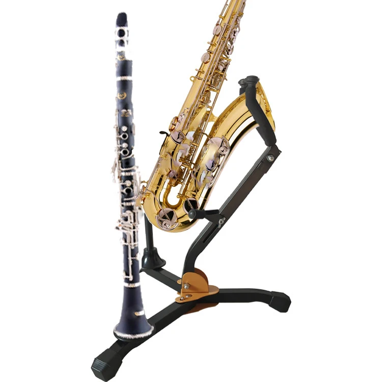 Foldable Portable Saxophone Stand Sax Stand Tenor Alto Saxophone Stand