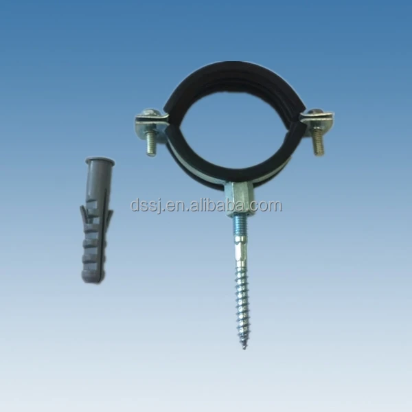 High Quality Ss316 Hanging Pipe Clamp With Epdm Rubber Lining For Pipe