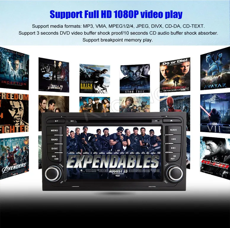 for audi a4 radio gps