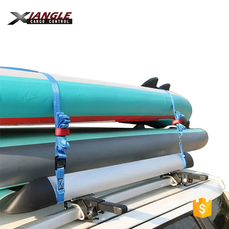 1"x12' Premium Nylon Lashing Straps For Kayaks,Canoes And Roofmounted