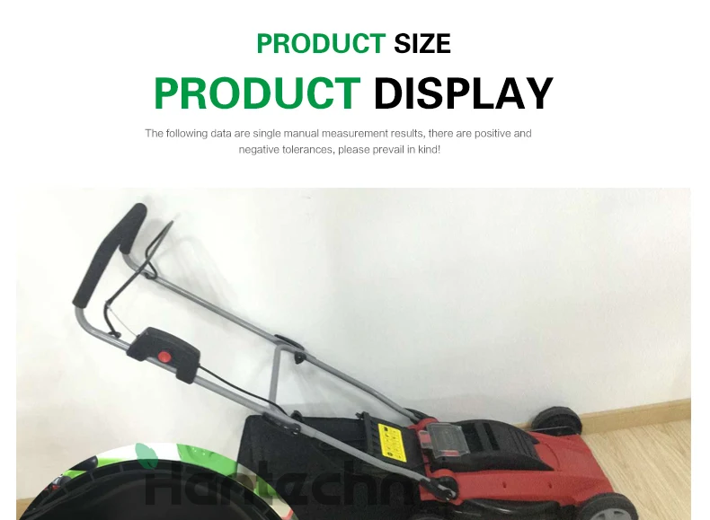 36v Electric Cordless Garden 16" Manual Hand Brush Mower Lawnmower China Battery Lawn Mowers