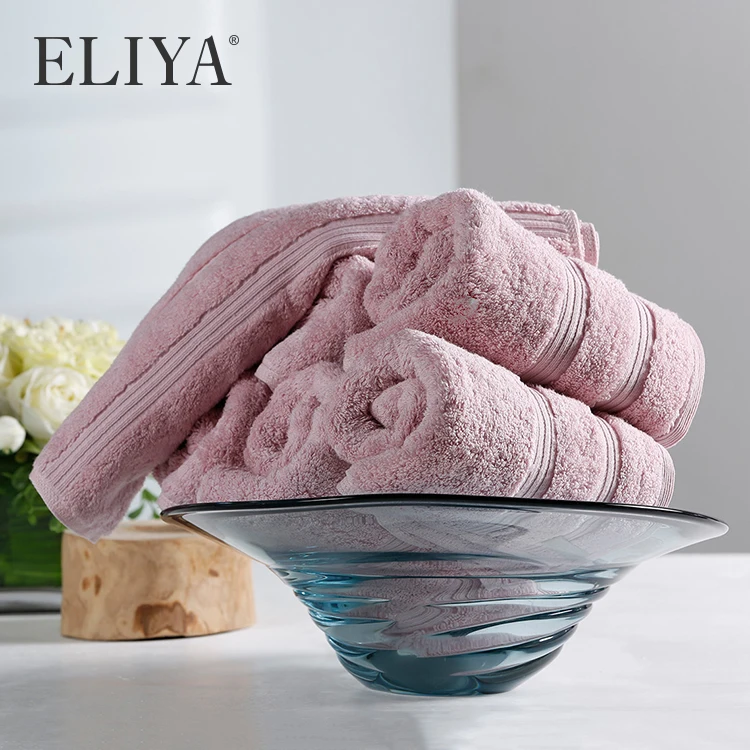 China Factory Luxury 100% Egyptian Cotton White Hotel Bath Towel