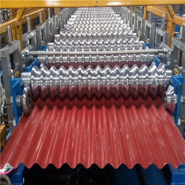 High Speed Corrugated Sheet Metal Roof Panel Roll Forming Machine Buy