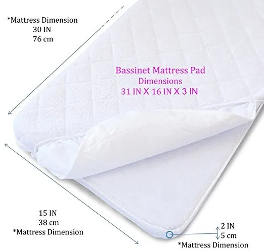 halo bassinest mattress dimensions